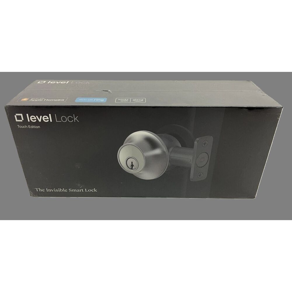 Level Touch Invisible Smart Lock Deadbolt Door C-L12U B2 Nickel New Sealed